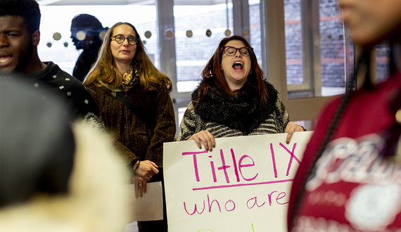 Video: Community members stage sit-in at Schine