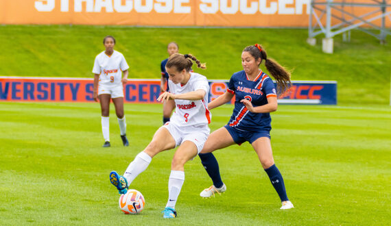 Zoe Van de Cloot provides an immediate presence for Syracuse’s backline