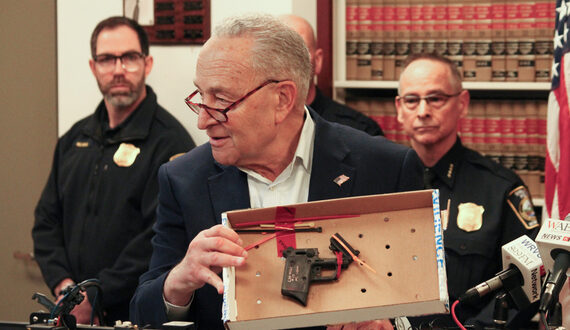 Sen. Schumer urges Congress to support renewal of ‘ghost gun’ law